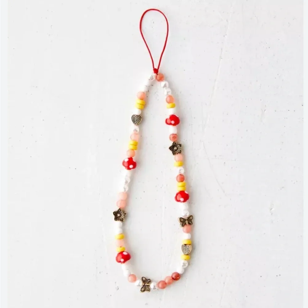 Urban Outfitters Spring Multicolor Beaded Phone Strap